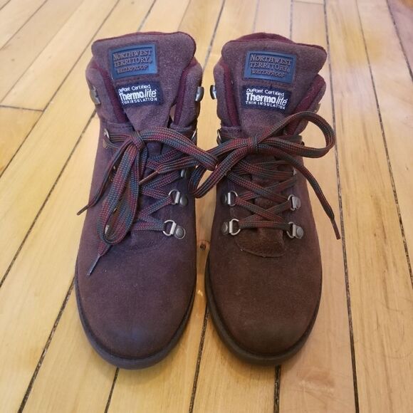 Vintage 90s y2k Retro Euro Hikers Hiking Boots by Northwest Territory Woman's 8 - Picture 4 of 11